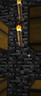 The two blocks below the double stacked torches mark the manul entry way.  You should not build here as if for some reason manual entry is required, your property may be destroyed in the process.